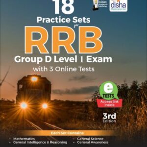 18 Practice Sets for RRB/ RRC Group D Level 1 Exam with 3 Online Tests 3rd Edition